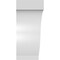 Ekena Millwork 5-in. W x 8-in. D x 12-in. H Baker Architectural Grade PVC Knee Brace BRCP05X08X12BKR - alternate 3